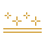 Icon depicting gentle exfoliation and skin preparation for laser treatment at Eterna Wellness, emphasizing skin clarity and radiance.